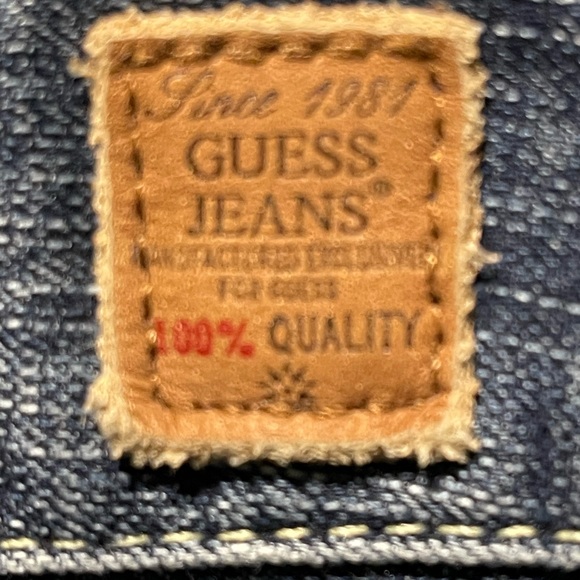 Guess sz 28 daredevil boot cut low rise approx 8 - 8.5 inches - Picture 6 of 13